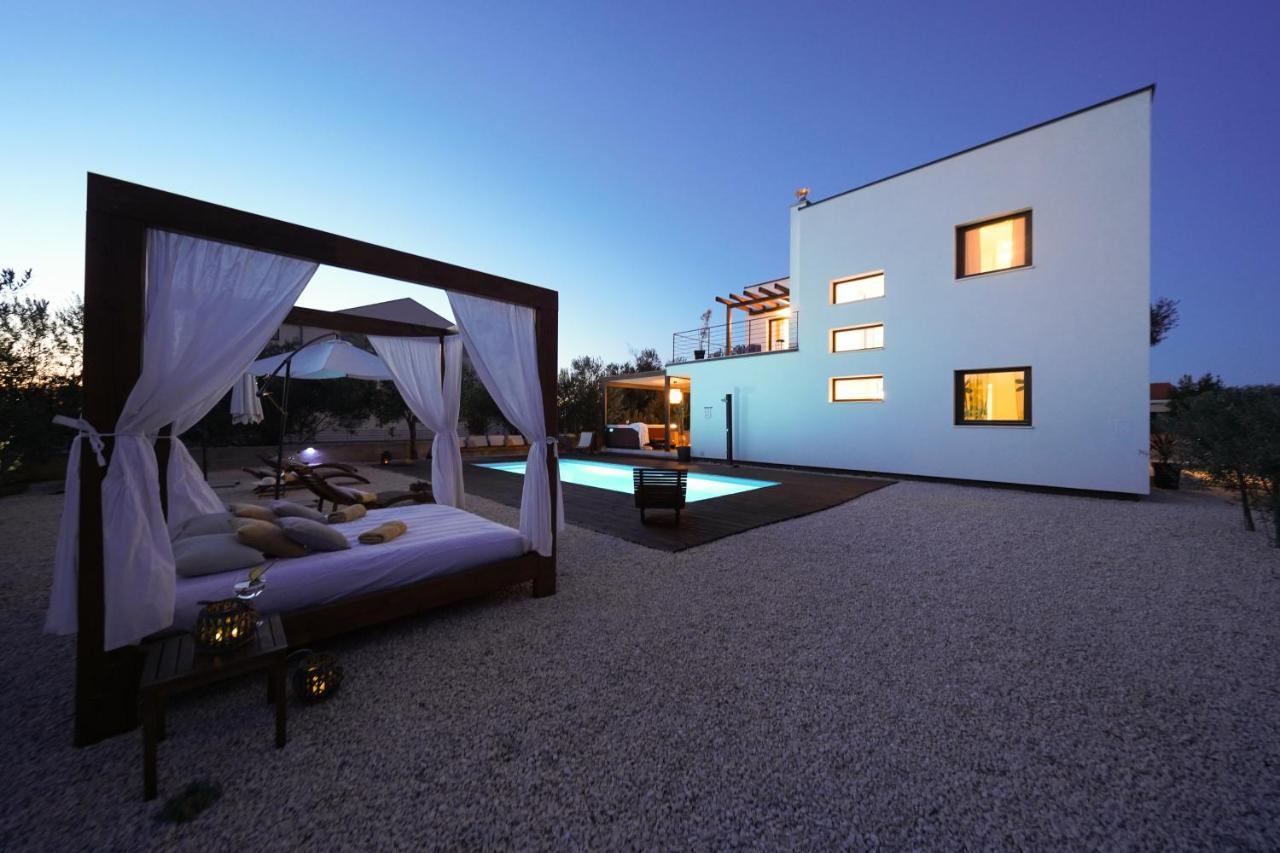 Villa Suncica With Heated Pool, Jacuzzi And Bikes Near Zadar Sukosan Ngoại thất bức ảnh