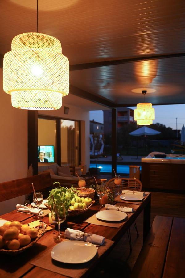 Villa Suncica With Heated Pool, Jacuzzi And Bikes Near Zadar Sukosan Ngoại thất bức ảnh
