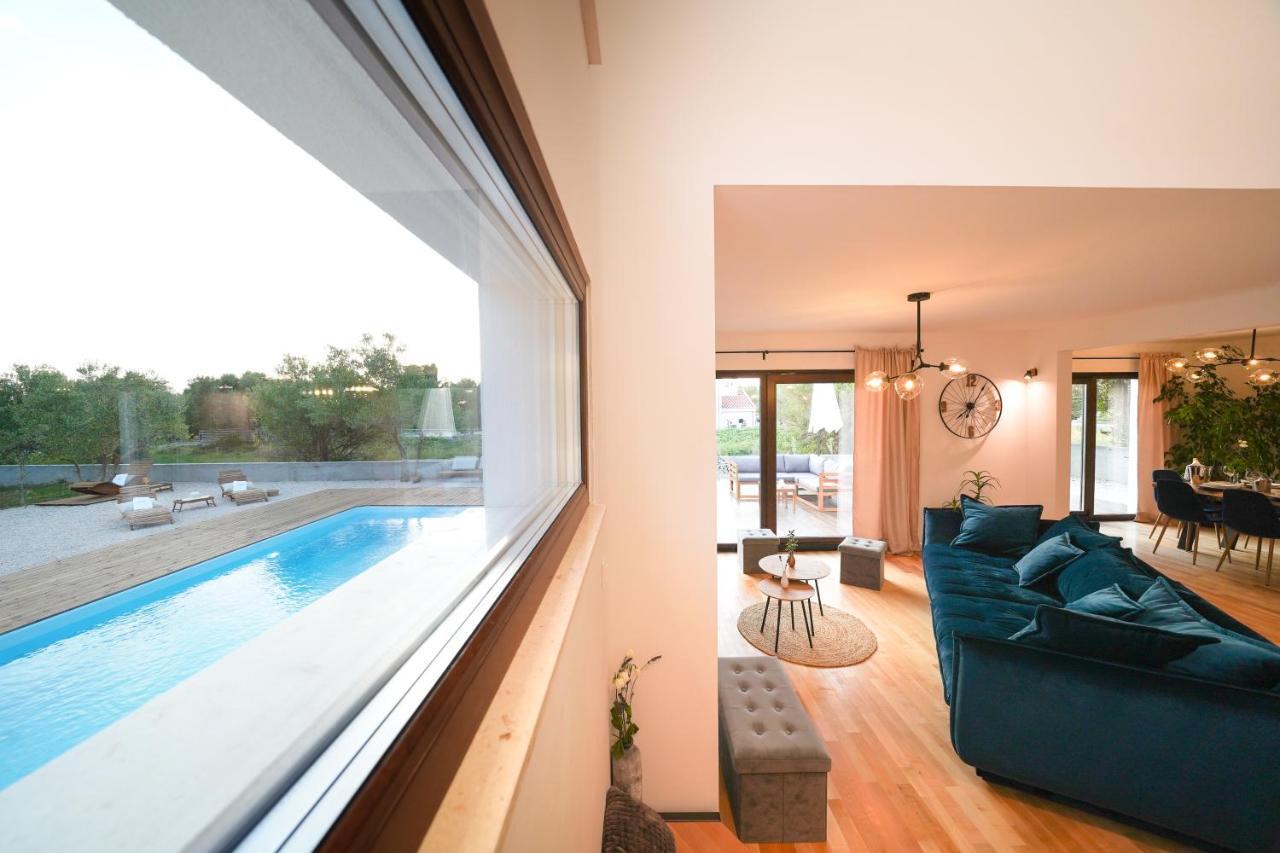 Villa Suncica With Heated Pool, Jacuzzi And Bikes Near Zadar Sukosan Ngoại thất bức ảnh